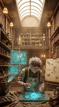 Free Steampunk Inventor's Workshop Image - Steampunk, Inventor ...