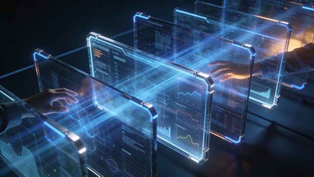 Free Futuristic Digital Interface Image - Futuristic, Holographic ...