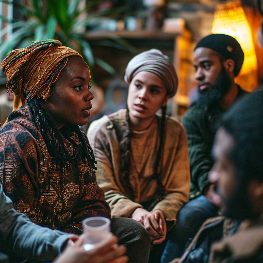 Frantic Discussion Free Intense Group Discussion Image - Discussion, Friends, Indoor ...