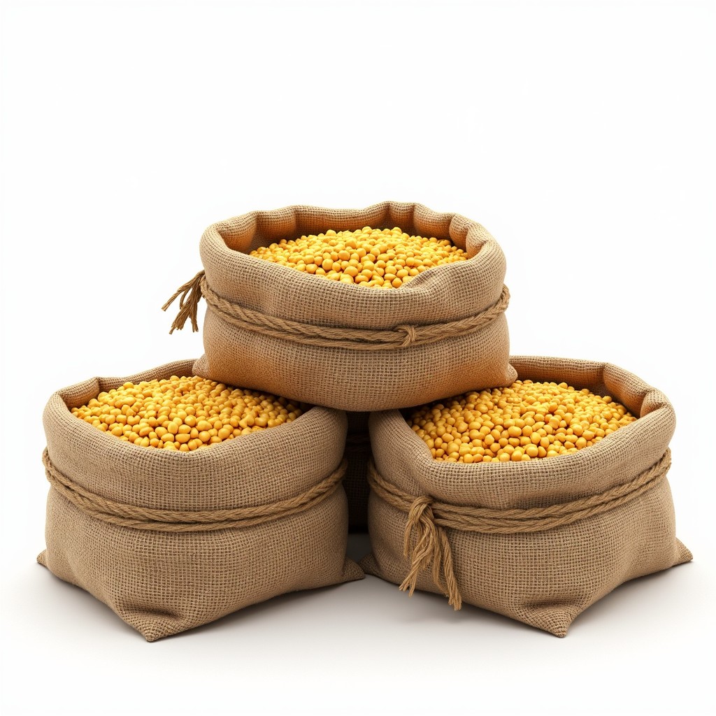 Free Golden Corn Sacks Image - Corn, Burlap, Sacks | Download at StockCake