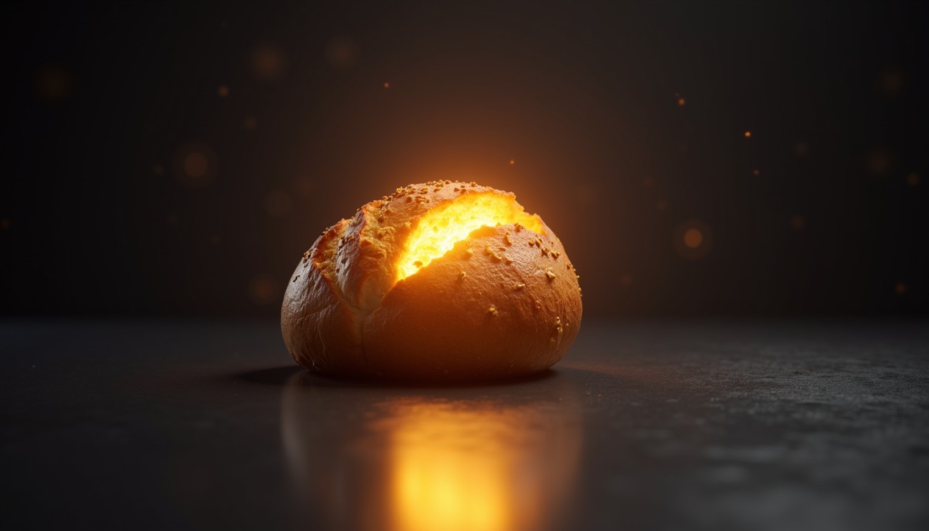 Free Celestial Bread Orb Image - Bread, Golden, Glow | Download at ...