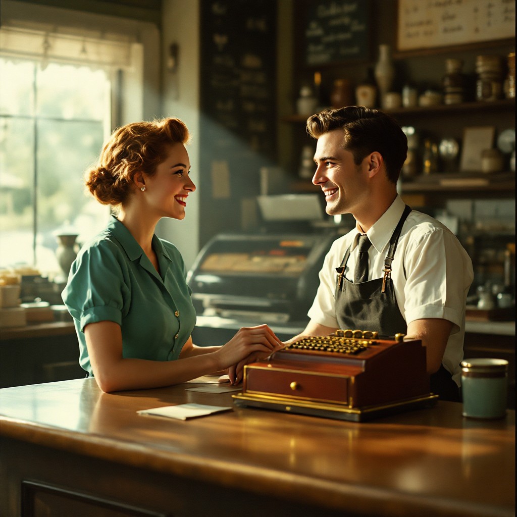 Free Vintage Customer Service Image - Vintage, 1950s, Customer ...