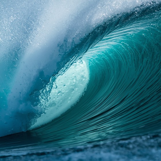 Free Turquoise Wave Tunnel Image - Wave, Ocean, Turquoise | Download at ...