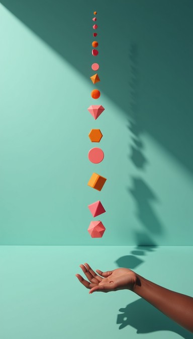 Free Reaching For Geometry Image - Geometric, Shapes, Floating ...