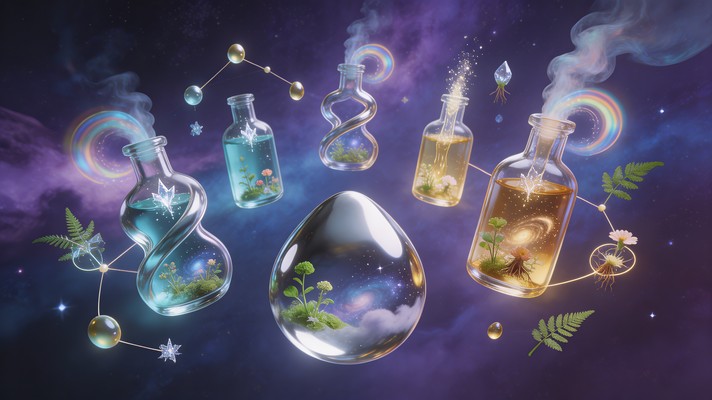 Free Cosmic Potion Magic Image - Potion, Pixel, Art | Download at StockCake