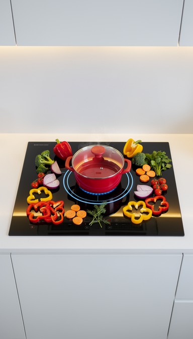 Free Modern Cooking Space Image - Kitchen, Cooktop, Induction ...