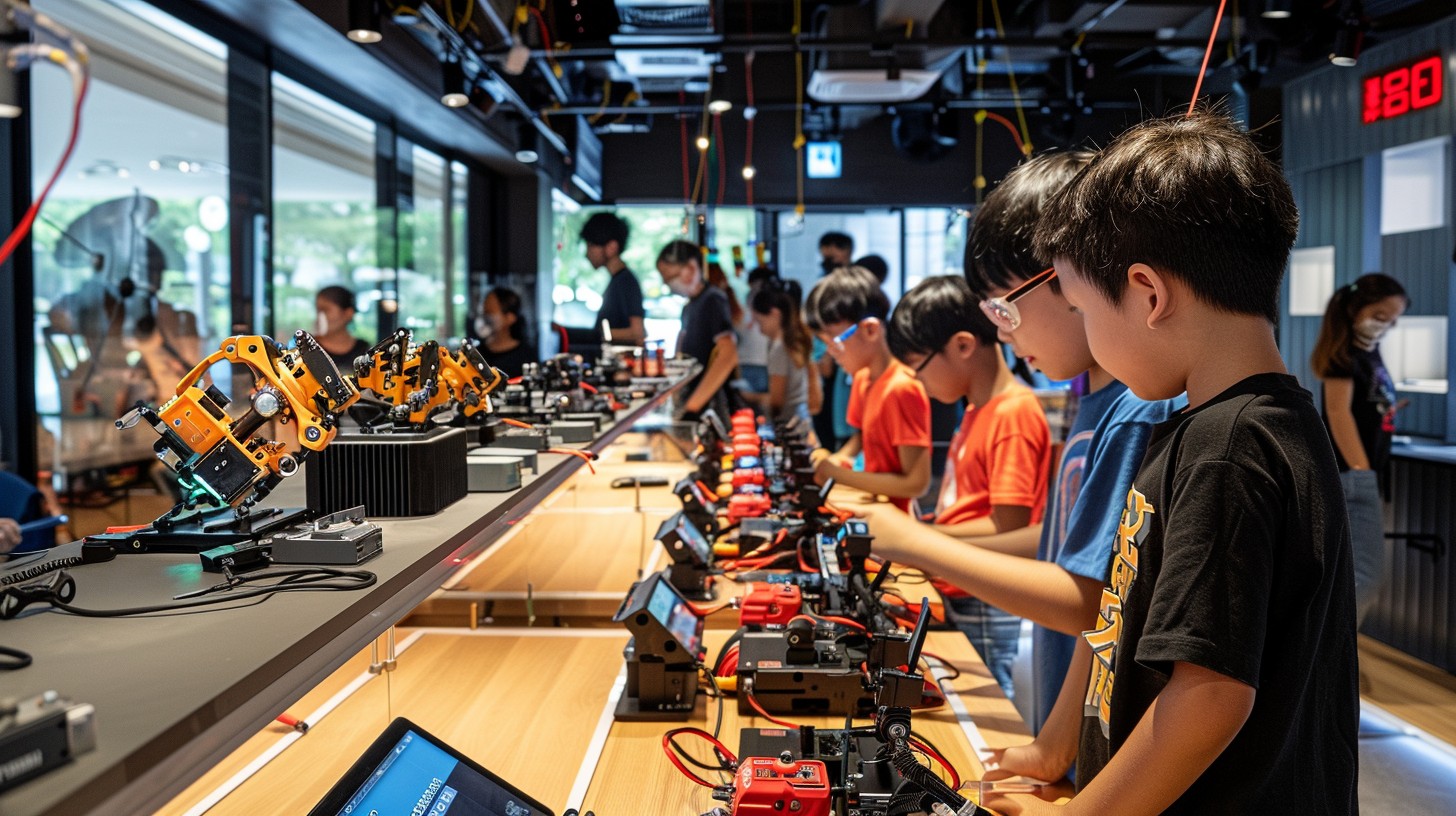 Free Robotics Learning Workshop Image - Robotics, Workshop, Students ...