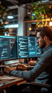 Free Focused Tech Professional Image - Technology, Programmer, Computer ...