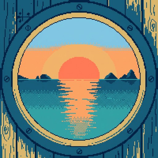 Free Pixel Sunset Portal Image - Pixel, Sunset, Ocean | Download at ...