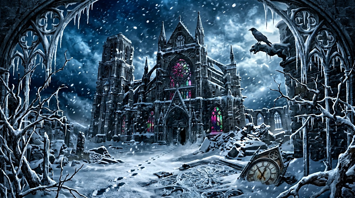 Gothic Cold Free Frozen Gothic Cathedral Image - Cathedral, Gothic, Winter ...