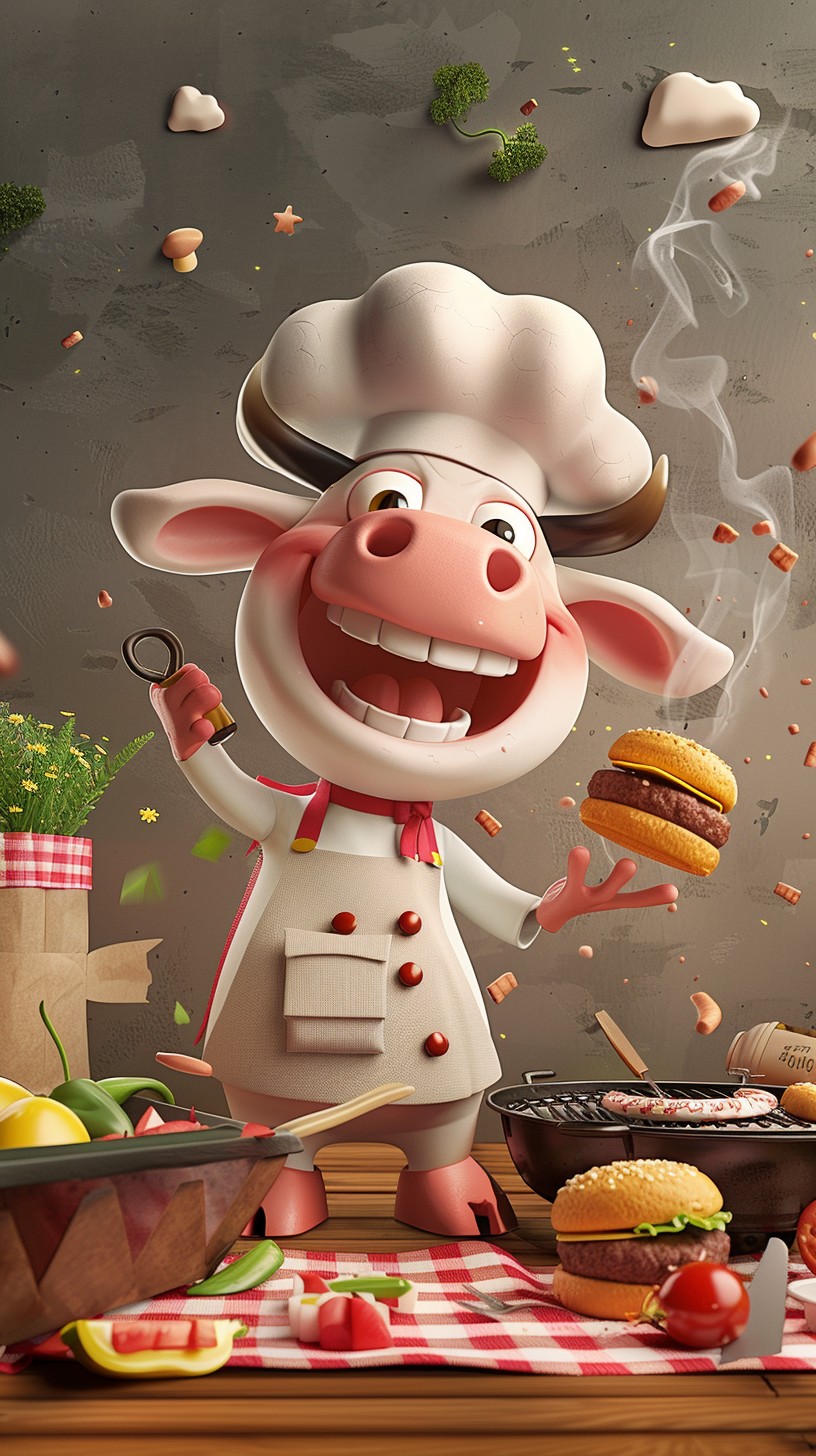 Download Chef Pig Cooking Image - Chef, Pig, Cooking | StockCake