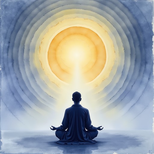 Meditator Radiating Light Free Radiant Meditation Silhouette Image | Download at StockCake