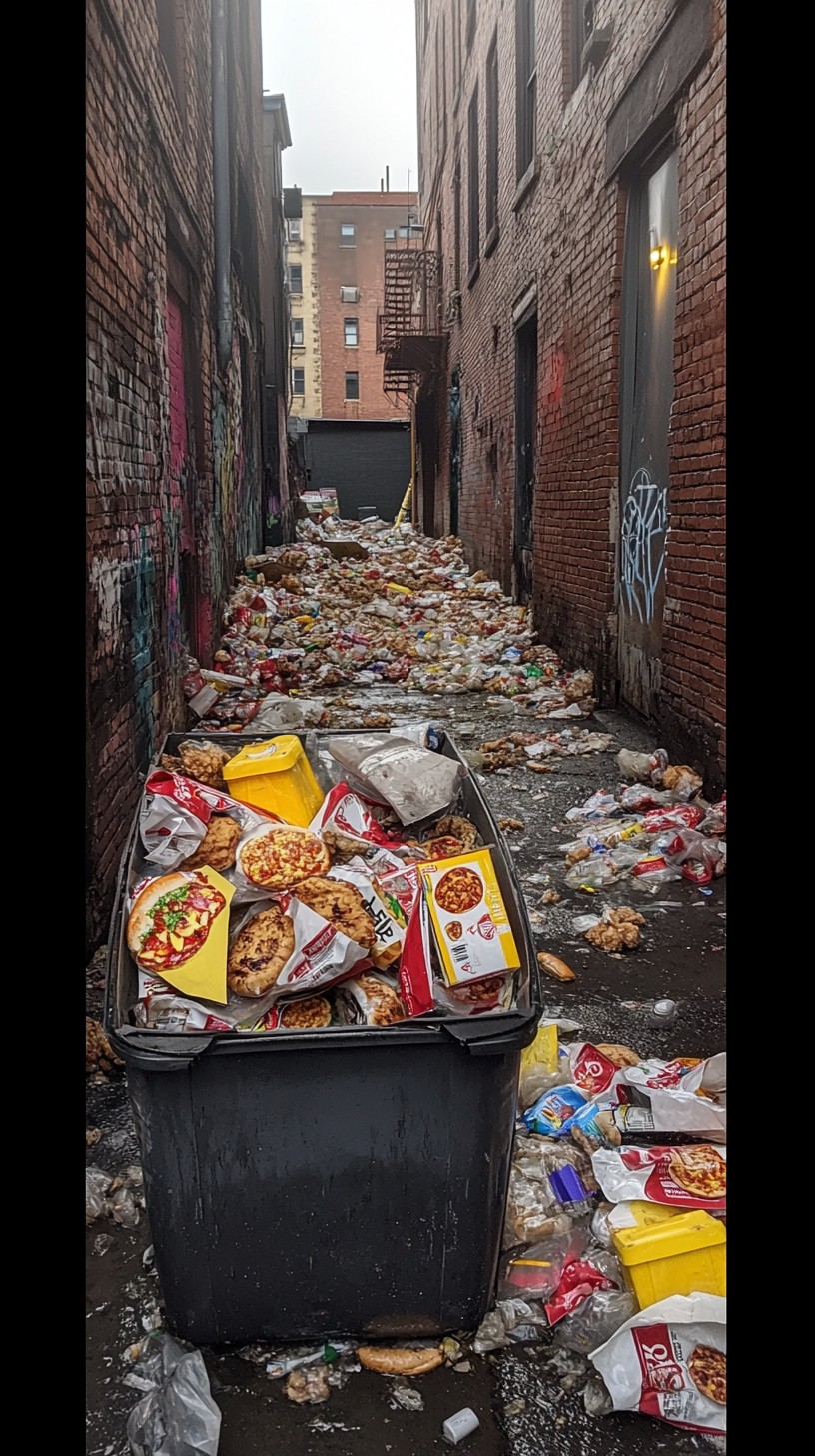 Free Overflowing garbage alley Image - Garbage, Alley, Overflowing ...