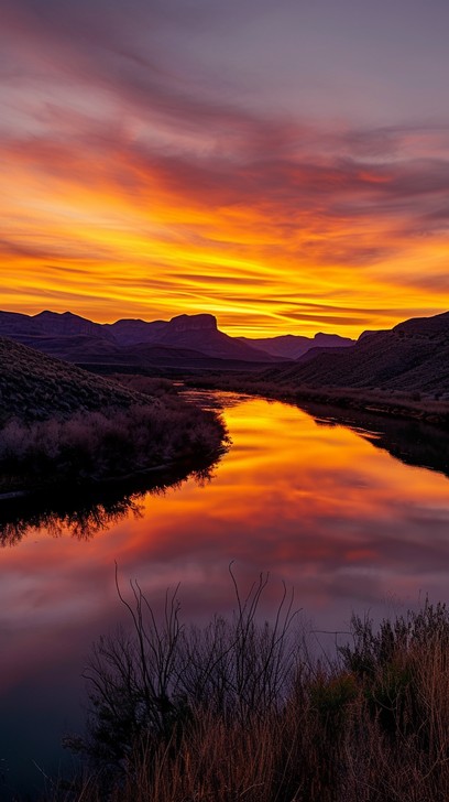 Free Sunset River Reflection Image - Sunset, River, Reflection ...