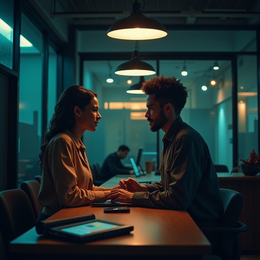 Free Illuminated Service Exchange Image - Conversation, Cafe, Teal ...