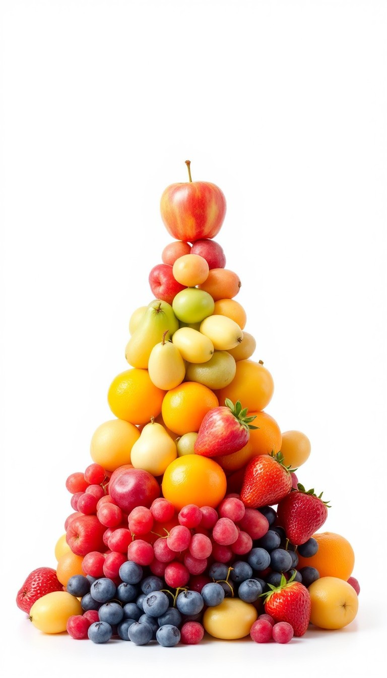 Juice Pyramyd Free Rainbow Fruit Pyramid Image - Fruits, Pyramid, Fresh | Download at ...