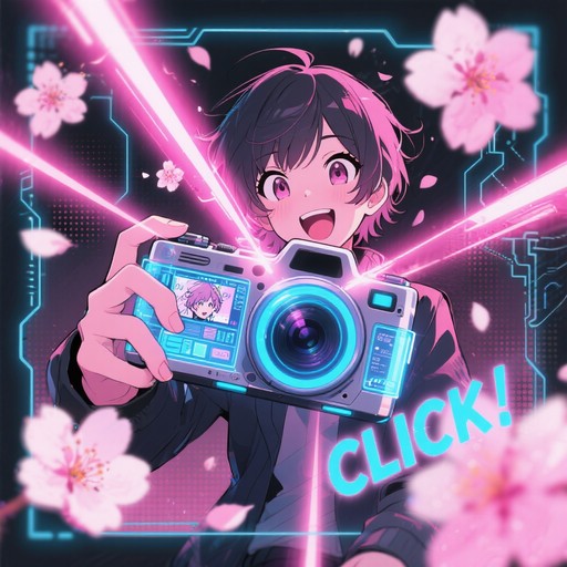 Download Digital Sakura Photographer Image - Anime, Camera ...