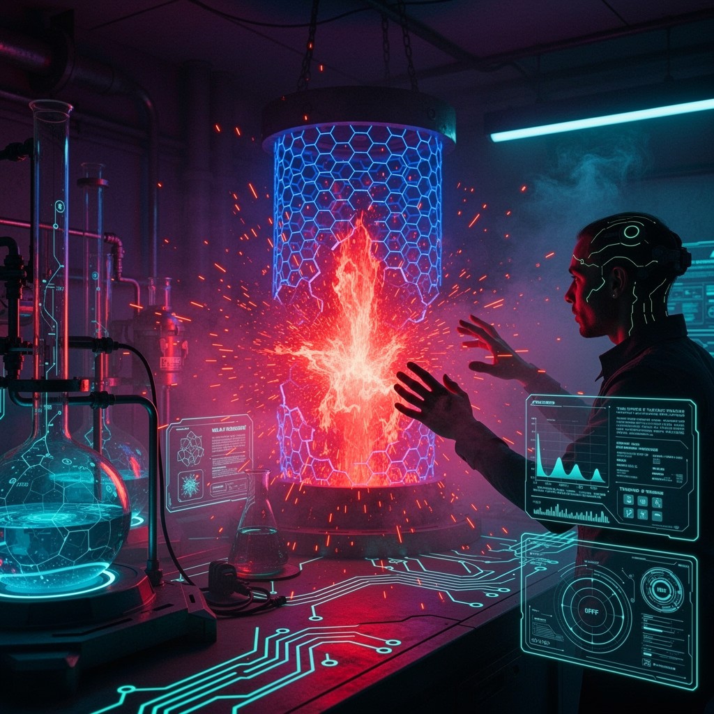 Experiment Cyber Free Cyberpunk Science Experiment Image - Cyberpunk, Laboratory ...