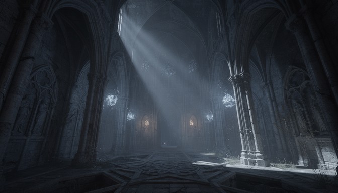 Free Gothic Labyrinth Darkness Image - Gothic, Cathedral, Labyrinth ...