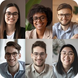 Download Diverse Group Portrait Image - Diversity, Portrait, Style ...