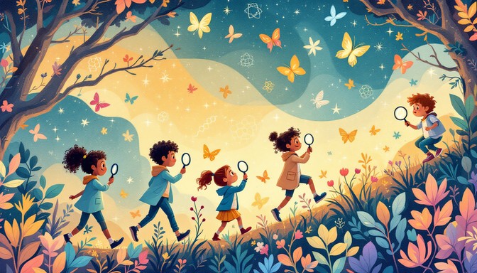 Free Nature's Magic Explorers Image - Whimsical, Discovery, Science ...