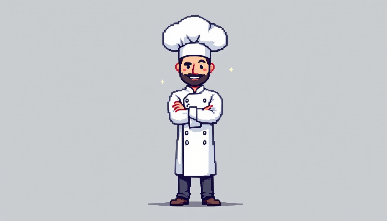 Free Pixel Chef Character Photo - Pixel, Chef, Retro | Download at ...