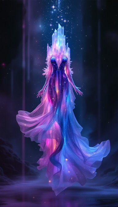 Free Celestial Gown Transformation Image - Fantasy, Gown, Ethereal ...