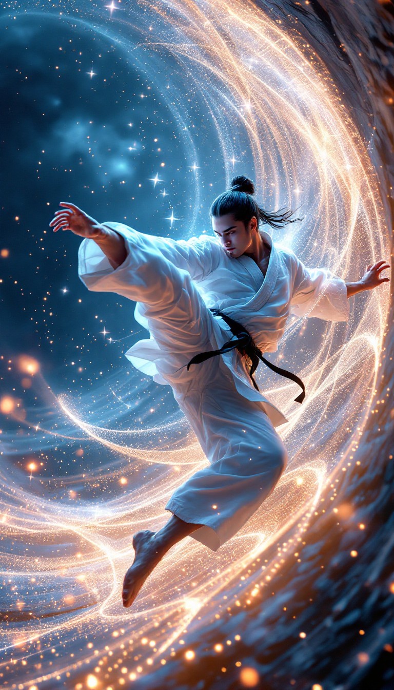 Download Cosmic Karate Master Image - Karate, Martial, Cosmic | StockCake