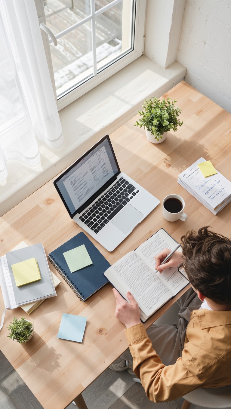 Free Focused Study Session Image - Studying, Student, Desk | Download ...