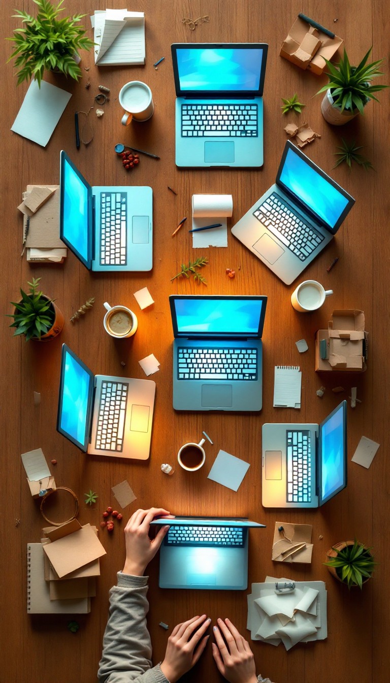 Free Handmade Tech Collage Image - Papercraft, Collage, Illustration ...