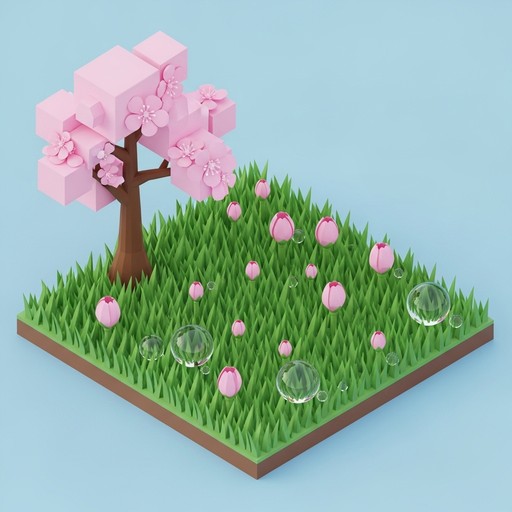 Isometric Spring Free Isometric Spring Awakening Image - Isometric, 3d, Spring ...