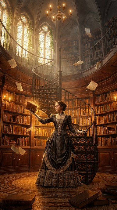 Free Enchanted Library Dreams Image - Library, Victorian, Enchanted ...