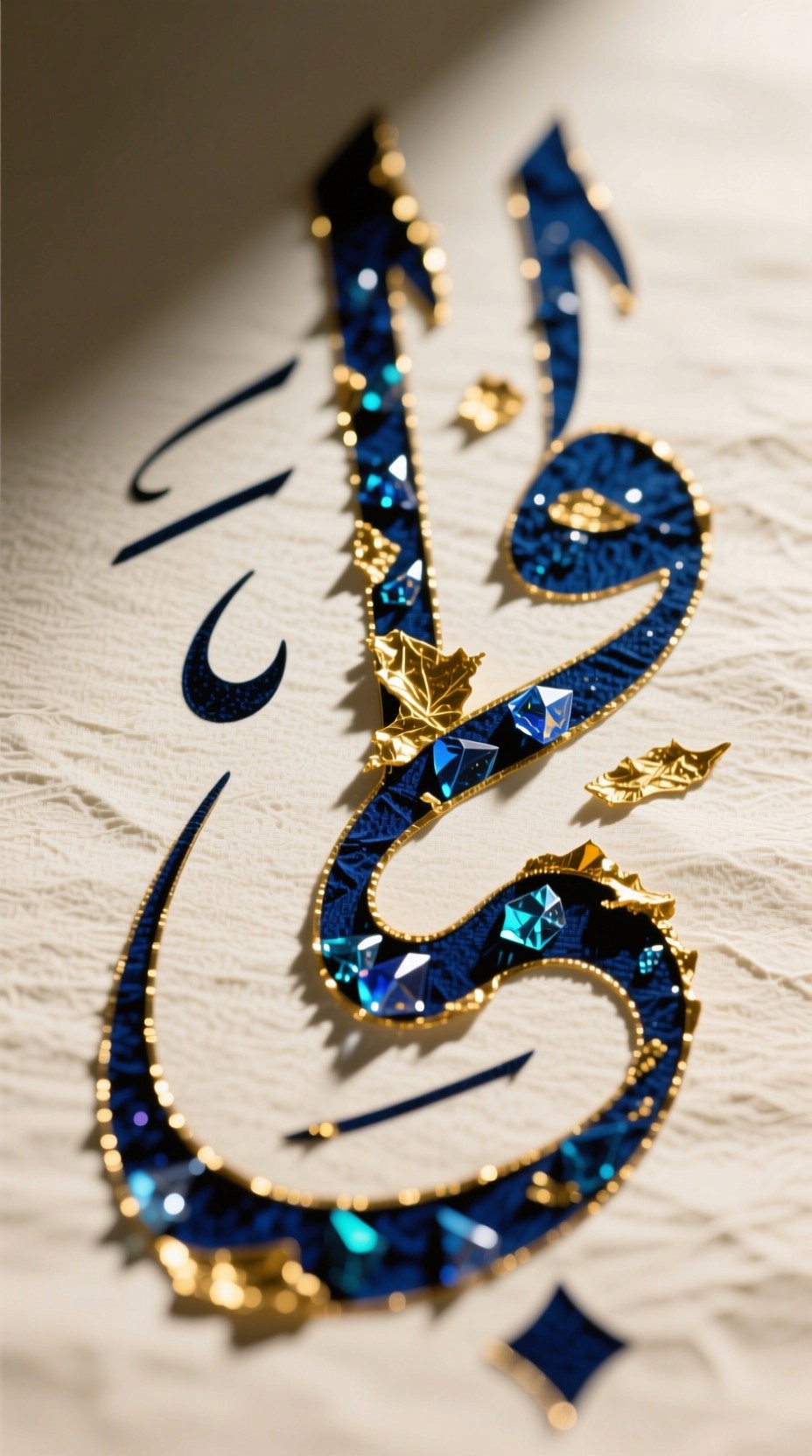 Free Blue Gold Calligraphy Image - Calligraphy, Islamic, Arabic ...