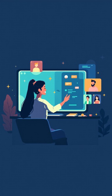 Free Virtual Teaching Illustrated Image - Virtual, Teaching, Education ...