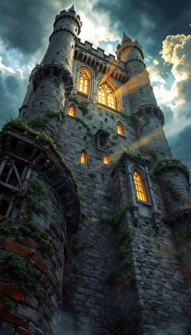 Sentient Castle Download Illuminated ancient sentinel Image - Medieval, Tower, Castle ...