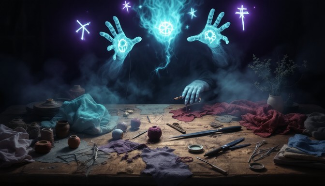 Free Spectral Sewing Enchantment Image - Magical, Spectral, Hands ...