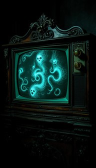 Free Haunted Victorian Television Image - Gothic, Television, Vintage ...