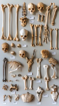 Free Anatomical Bone Exhibit Image - Bones, Skulls, Anatomy | Download ...