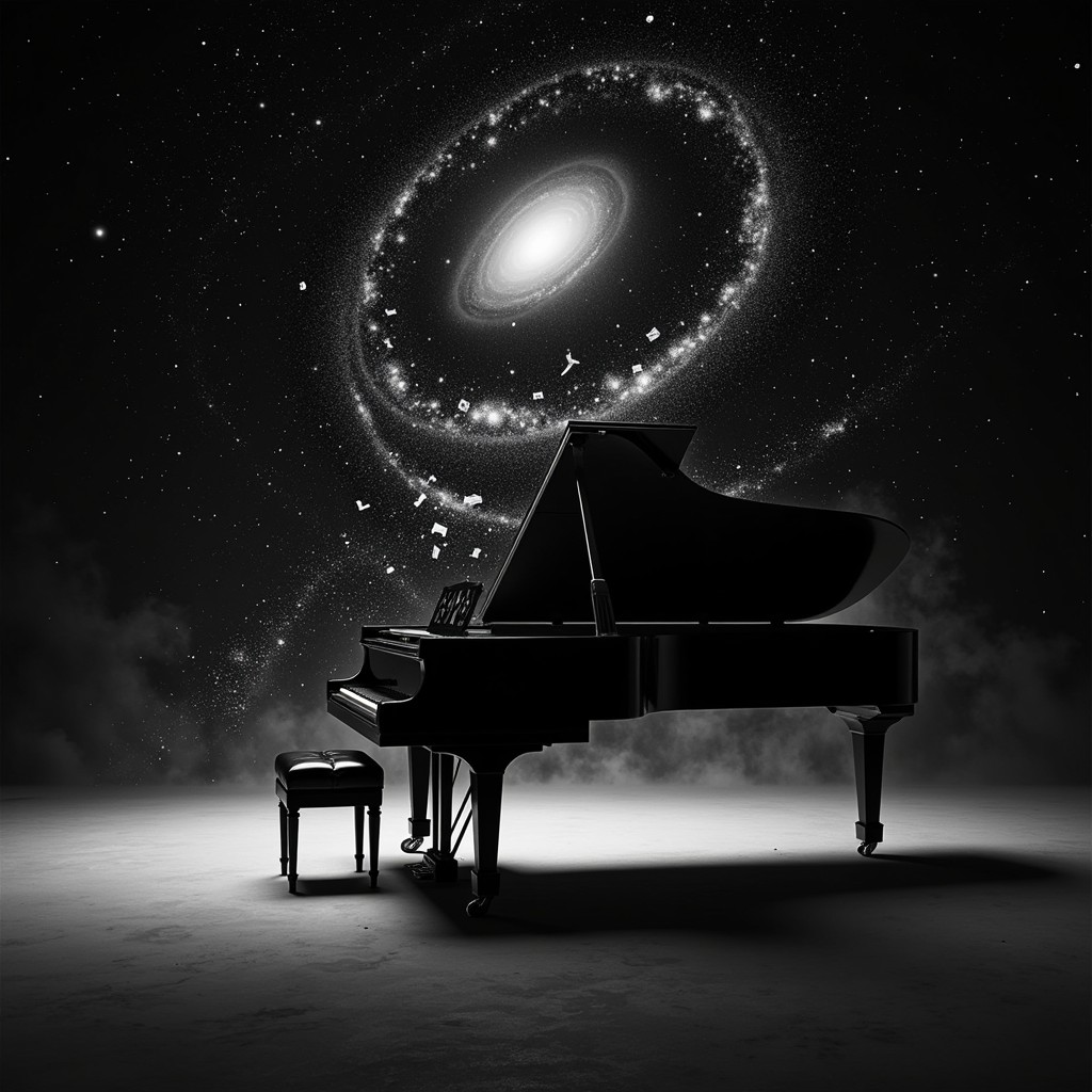 Free Cosmic Piano Vibes Image - Abstract, Art, Piano | Download at