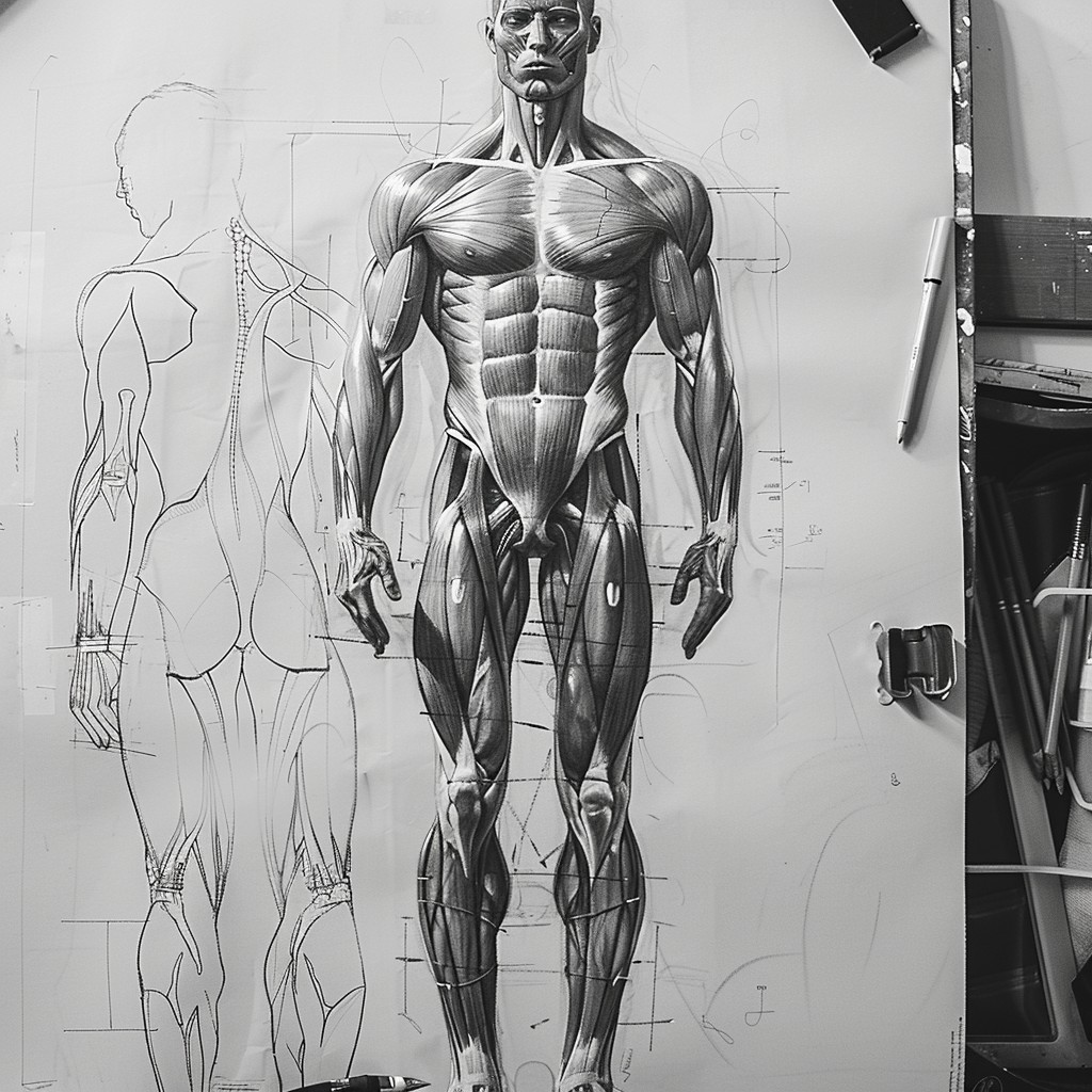 Free Anatomical drawing displayed Image - Anatomy, Art, Drawing ...