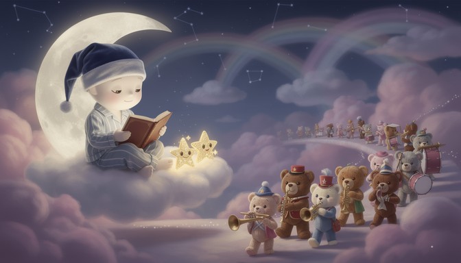 Free Moonlit Bedtime Stories Image - Moon, Stars, Bedtime | Download at ...