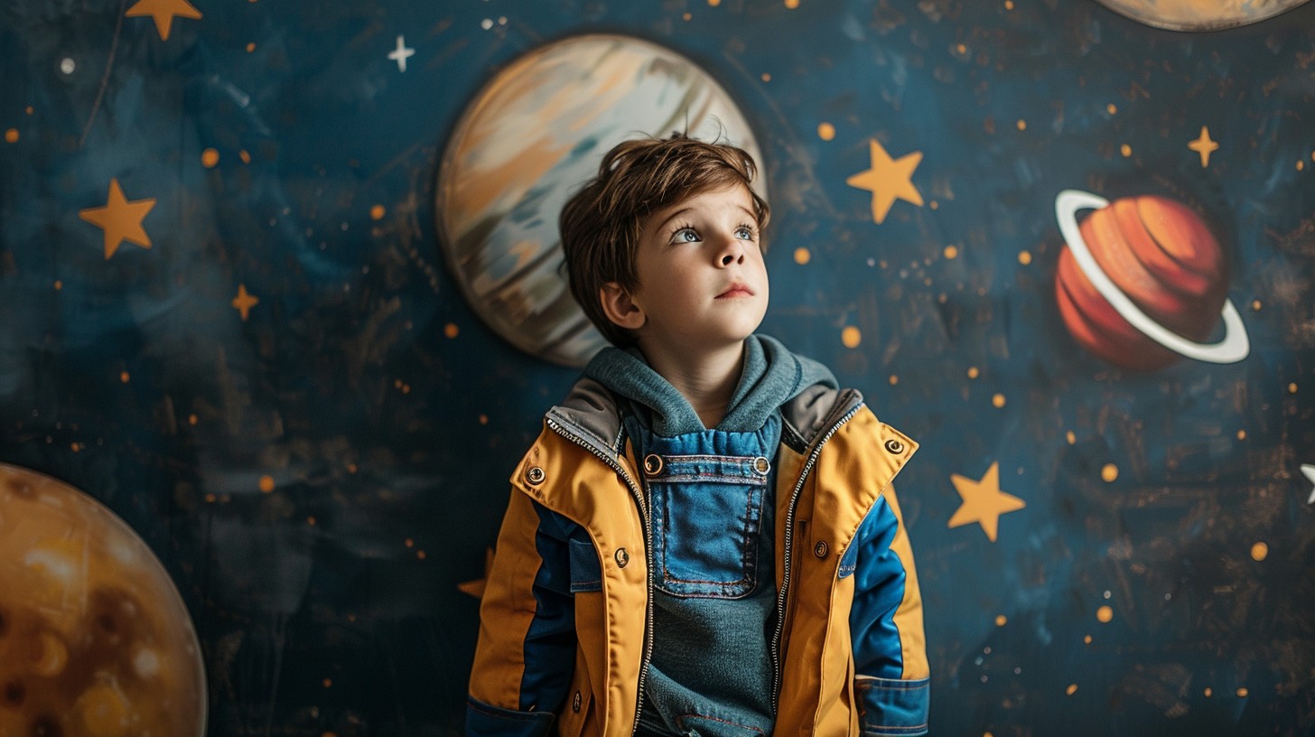 Free Dreamy Space Gaze Image - Boy, Space, Gaze | Download at StockCake