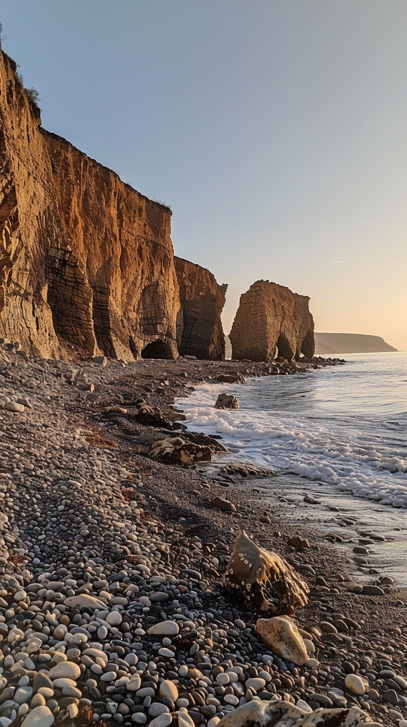 Free Serene Coastal Cliffs Image - Coast, Cliffs, Beach | Download at ...