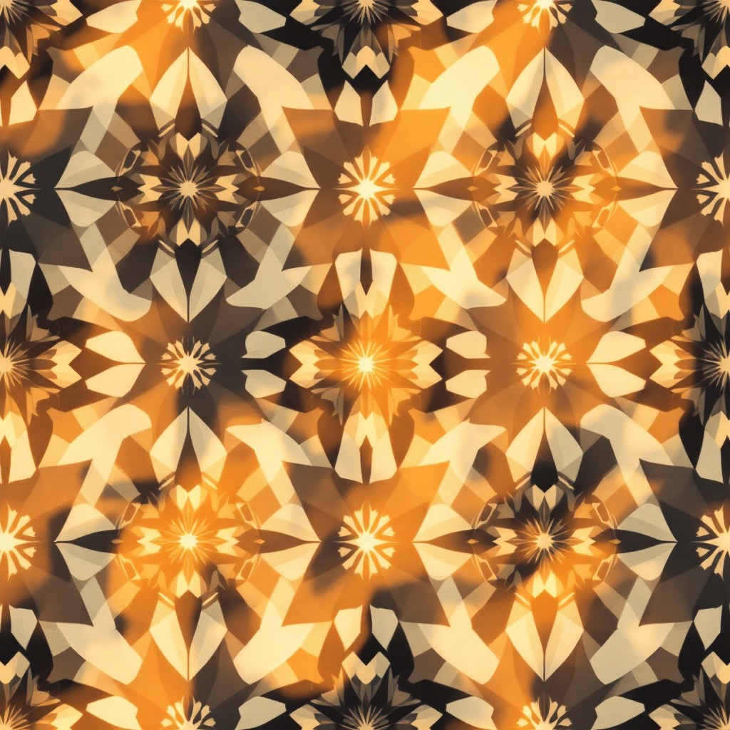 Free Geometric Golden Pattern Image - Geometric, Kaleidoscopic, Amber ...