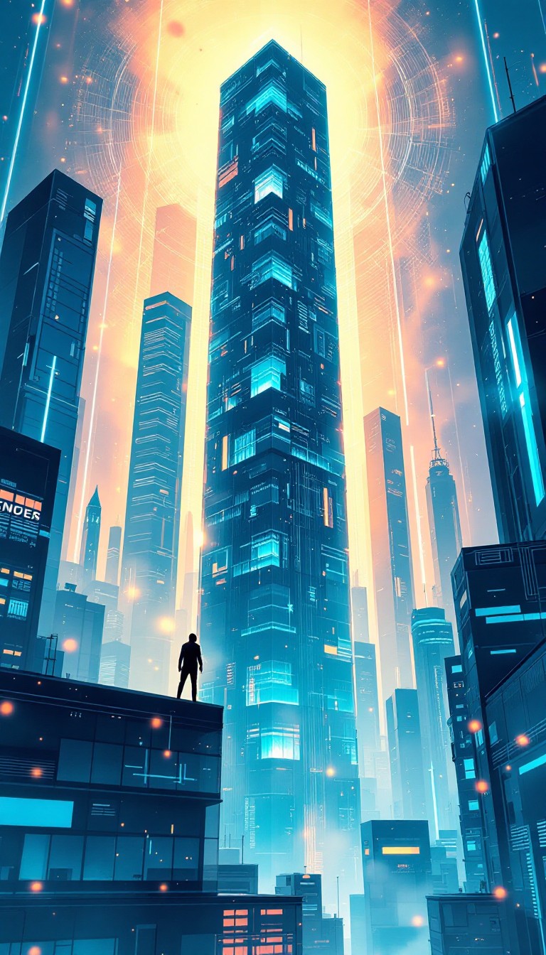 Free Neon Vertical Metropolis Image - Cyberpunk, Futuristic, Metropolis ...