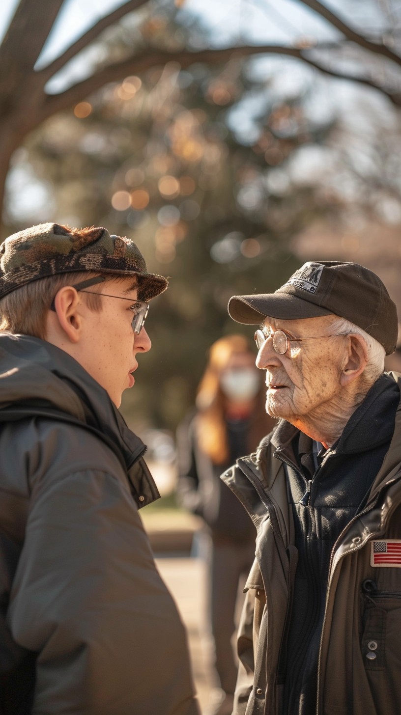 Free Intergenerational Respectful Conversation Photo ...