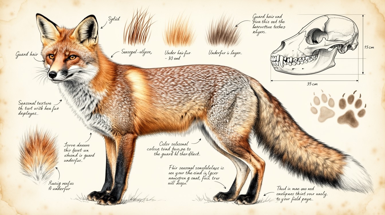 Free Fox Anatomy Study Image - Fox, Anatomy, Illustration | Download at ...