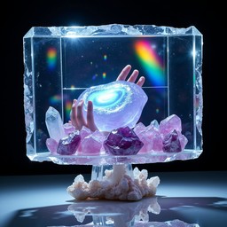 Technology Crystal Free Crystal Tech Interface Image - Crystal, Technology, Futuristic ...