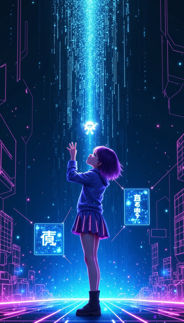 Free Digital Dream Connection Image - Cyberpunk, Neon, Digital ...