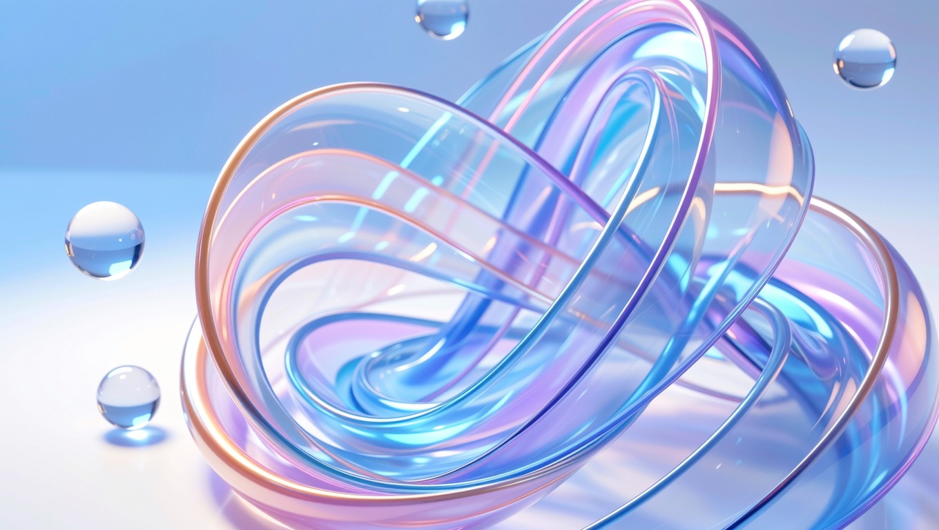 Free Abstract 3D Flow Image - Abstract, 3d, Ribbon | Download at StockCake